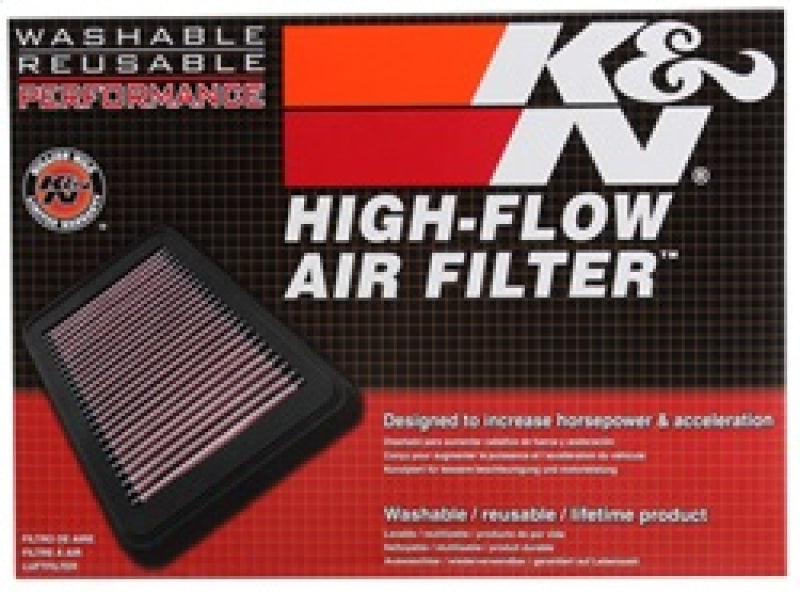 K&N Engine Air Filter for 2013-2014 Dodge Ram 2500/3500/4500/5500 6.7L diesel, drop-in replacement for improved airflow.