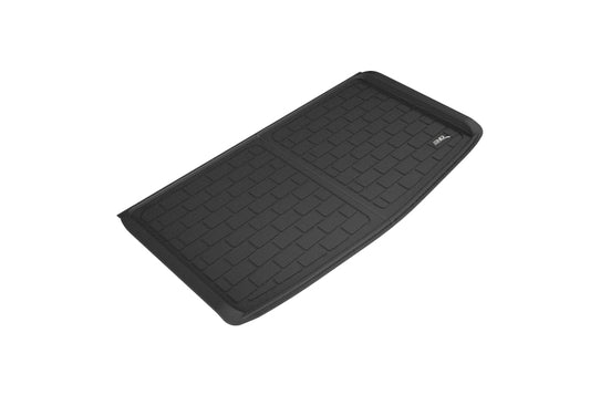 Black 3D MAXpider rubber cargo liner for 2018-2019 Volkswagen Atlas, designed to protect the trunk area with durable, custom-fit mats.