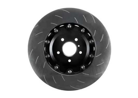 EBC Racing 2012+ Nissan GT-R R35 2-piece front brake rotors, high-performance cooling and braking components.