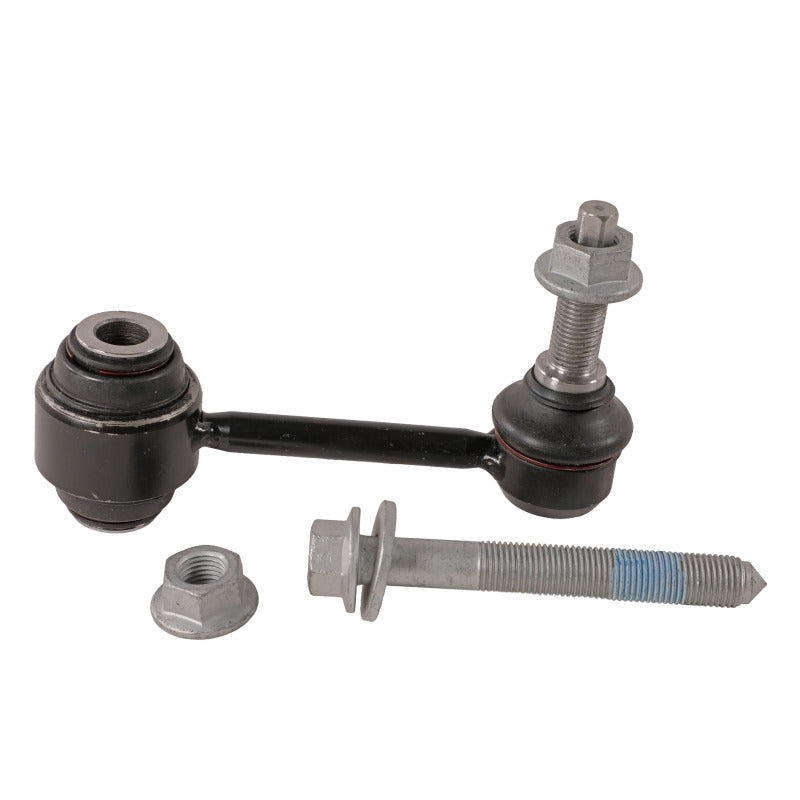 Moog 16-22 Dodge Durango front sway bar endlink, automotive suspension component, with metal ball joint and rubber boot