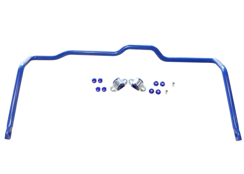 SuperPro 1991 Toyota Land Cruiser rear 30mm HD sway bar kit with black sway bar and mounting brackets for improved stability.