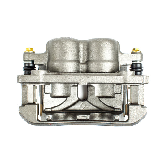 PowerStop front left OE brake caliper with bracket for 2004-2005 Ford F-150, showcasing the caliper assembly and mounting bracket.
