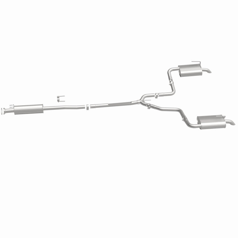 Magnaflow catback exhaust kit for Nissan Altima 2.5L 2019-2025, direct-fit replacement with polished muffler and piping.