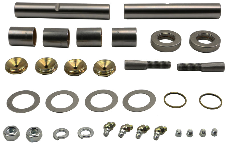 Moog Ford E-300 Econoline king pin bushing kit with multiple bushings and hardware for suspension repair.