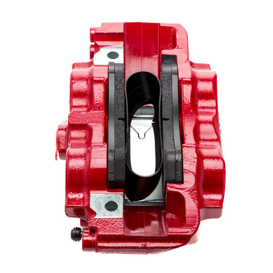 Alcon 09-20 F-150 Raptor Gen 1-2 big brake kit with red 347x36mm rotors and 6-piston calipers for front brakes.
