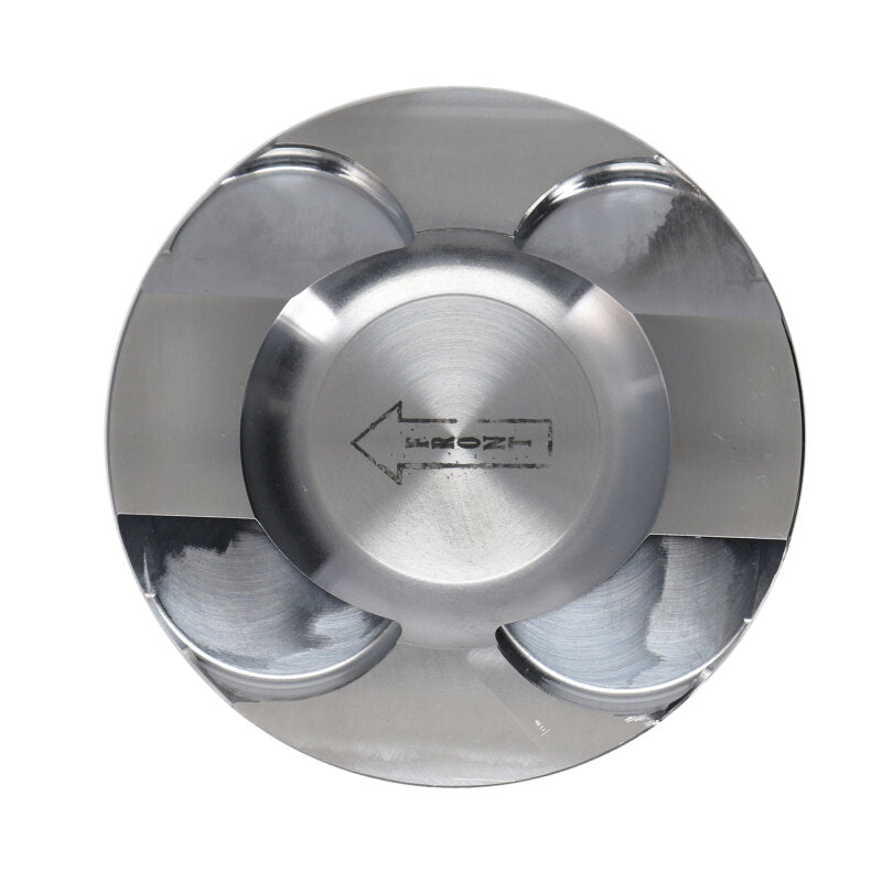 Manley Performance BMW N55/S55 37cc Platinum Series forged single dish piston showing metallic finish and precision engineering