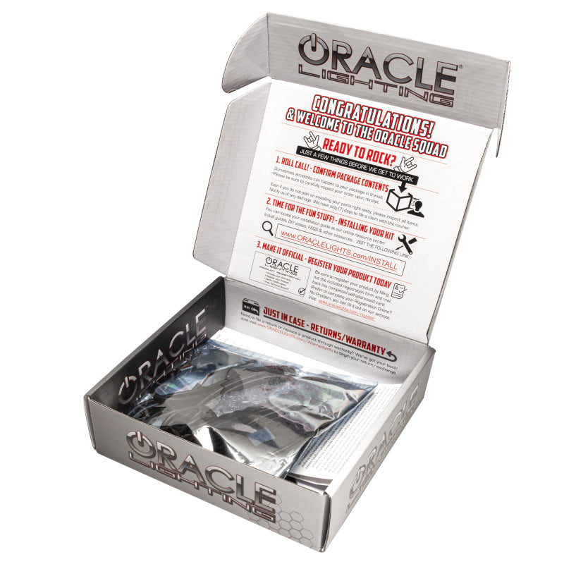 Oracle 05-13 Chevrolet Corvette C6 LED Fog Light Halo Kit - Blue