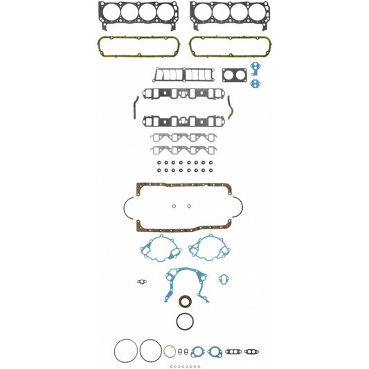 Fel-Pro Ford F-150 FS 8548 PT-14 engine gasket set with multiple gaskets and seals for engine repair and maintenance.