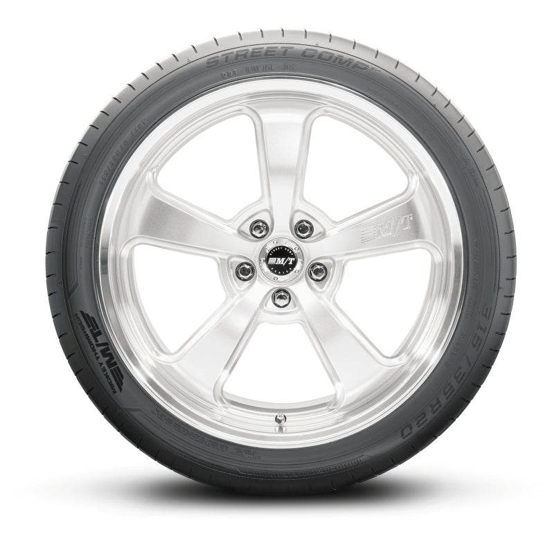 Mickey Thompson Street Comp GHT 245/45R19 UTV on-road tire with XL load rating, black sidewall, and tread pattern visible.