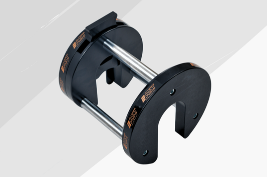 AST Elephant Feet for 55mm Air Jack with 216mm extra lift, designed for stable support during lifting operations