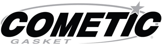 Cometic Ford 385 Series MLS Cylinder Head Gasket with .070in thickness and 4.670in bore, showing the gasket's surface and shape.