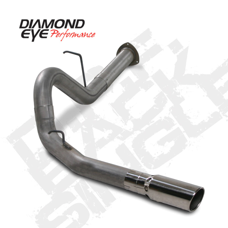 Diamond Eye Performance DPF Back exhaust kit for Chevy 2500/3500 6.0L 2007.5-2010 includes single stainless steel muffler and piping