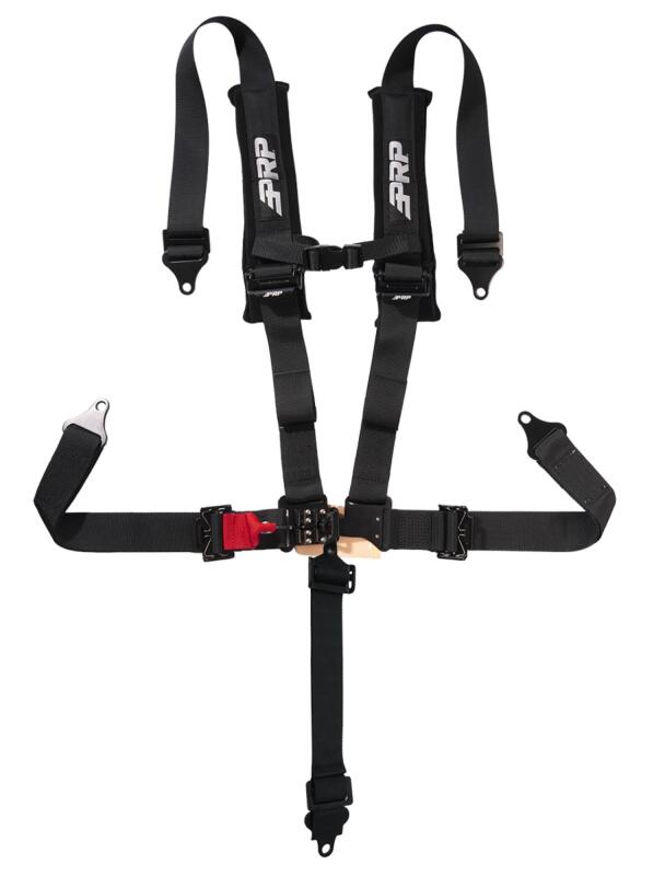 PRP Seats 5.2 sewn-in harness latch and link in black for seat belts and harnesses