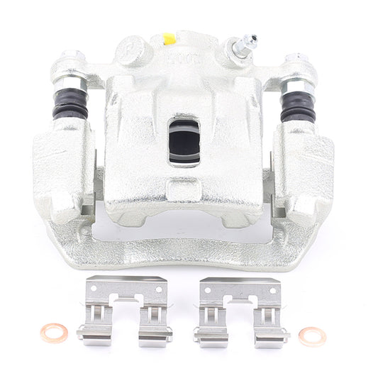 PowerStop rear right OE brake caliper with bracket for 2005 Subaru Legacy, showing the metallic caliper and mounting components.