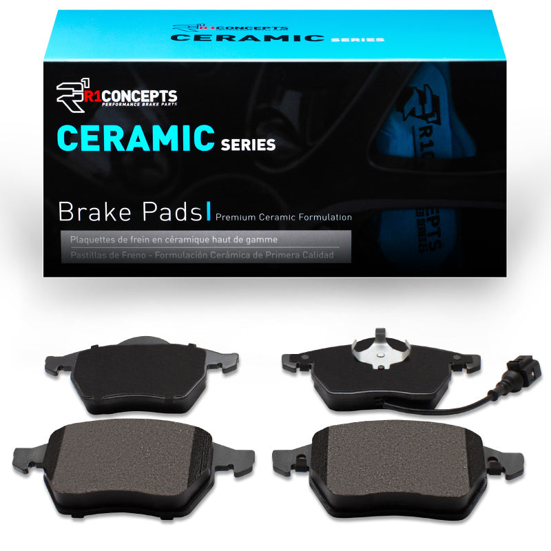 Audi TT R1 99-10 ceramic brake pads from R1 Concepts, OE front brake pads with durable ceramic material and precise fit.