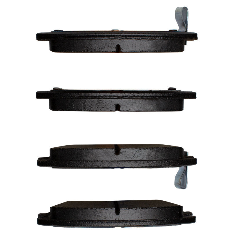 R1 Concepts R1 91-05 Buick Regal rear ceramic brake pads, OE type, showing the brake pad set with friction material and mounting hardware.
