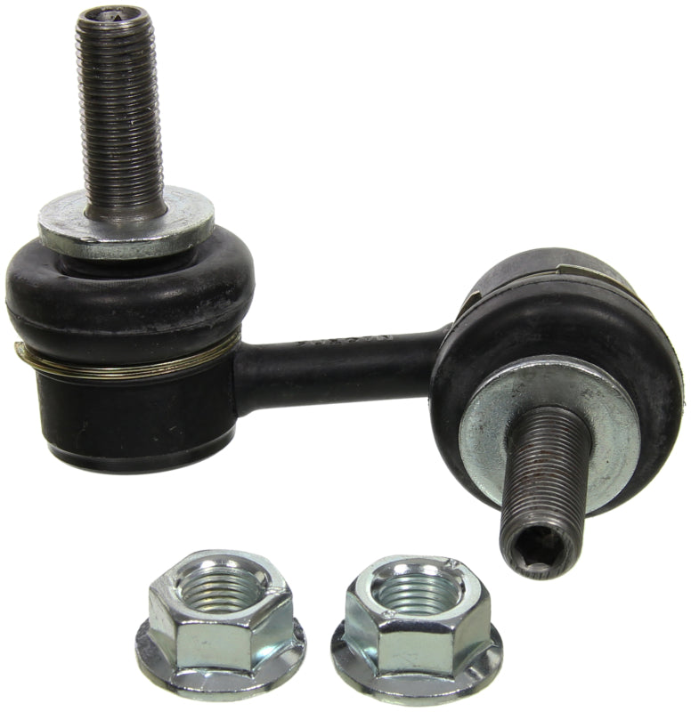 Moog sway bar endlinks for Subaru B9 Tribeca rear left and right, showing the metal links with mounting hardware.