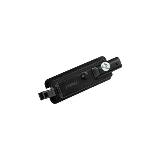 Form Lighting Challenger LED license plate light strip showing sleek black housing and bright LED illumination.
