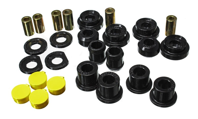 Energy Suspension black rear lower trailing arm and knuckle bushing set for Honda Civic 2006-2011, vehicle suspension upgrade kit