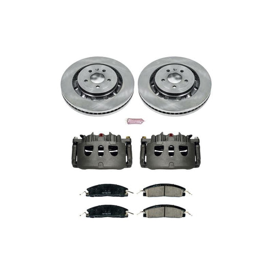 PowerStop OE front brake calipers for Lincoln MKT 2013-2019, autospecialty kit with calipers shown in the image.