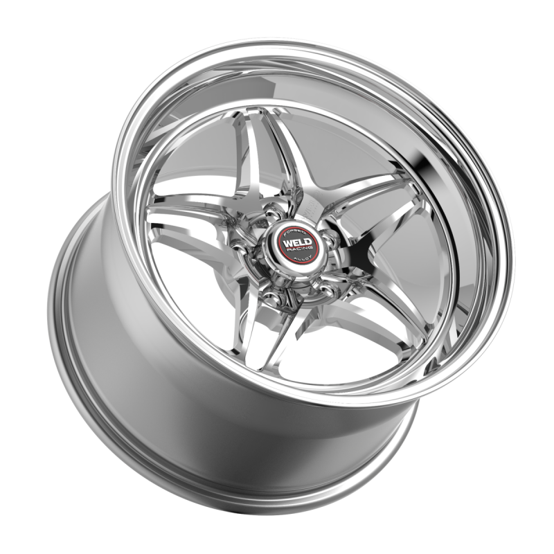 Weld S81 forged wheel with 15x6 inch size, 5x120.65 bolt pattern, polished center and shell, non-BL wheel