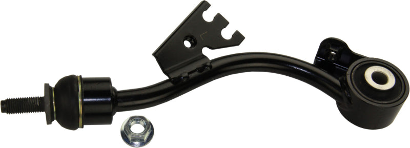 Moog front left sway bar endlink for Mercedes-Benz E350 2006-2009, showing the metal link with bushings and mounting points.
