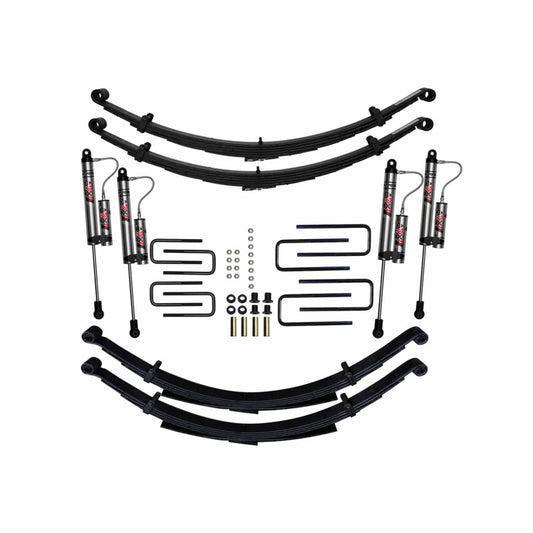 Skyjacker 6-inch lift kit for 1972-1974 Dodge trucks, showing the assembled suspension system and lifted stance.