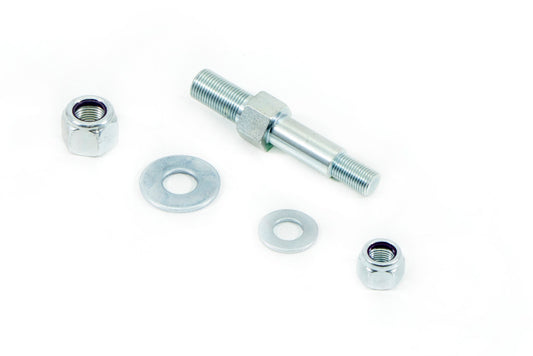 UMI Performance 73-87 GM C10 upper shock stud for shocks and struts, shown installed on a classic pickup truck suspension.