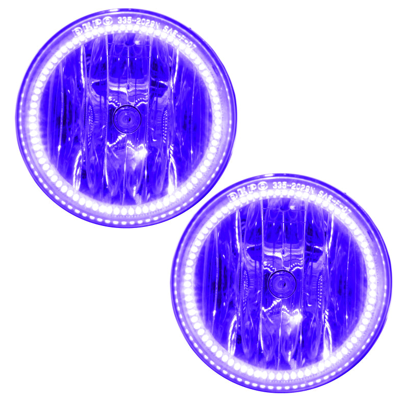 Oracle Lighting LED halo fog lights for 2014-2015 GMC Sierra 1500, UV purple pre-assembled fog light assembly