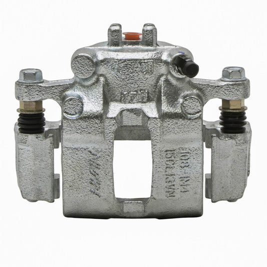 Silver zinc-coated DFC Honda Insight front brake caliper, premium OE replacement, showcasing the detailed caliper design.