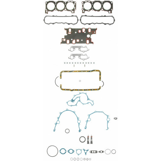 Fel-Pro Ford Ranger engine gasket set FS 9132 PT-1 with various gaskets laid out on a white surface