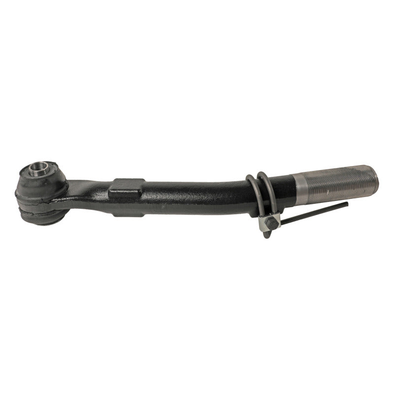 Moog front right outer tie rod for 2011-2016 Ford F-250 Super Duty truck, showing the metal rod with threaded end.