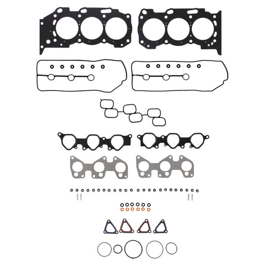 Fel-Pro Toyota Tacoma PermaTorque engine cylinder head gasket set, showing detailed metal and rubber gasket components.