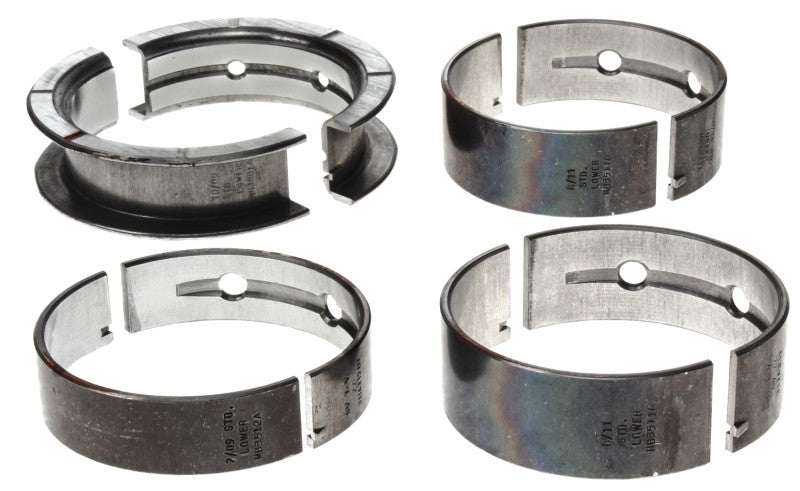 Clevite Chevrolet V6 3.5L engine main bearing set for 2004-2005 Vin 8 LX9, showing metal bearings for engine repair