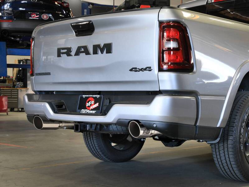 aFe Vulcan Series Cat-Back Exhaust System RAM 1500 2025 V6-3.0L (tt)- Polished Tips