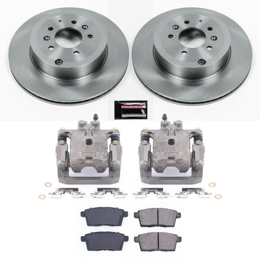 PowerStop rear brake kit for Mazda CX-9 2007-2015, including calipers and OE-style brake components.