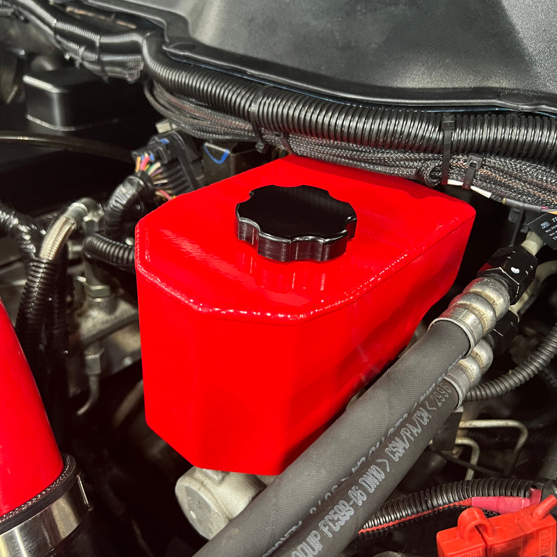 Wehrli bronze chrome brake master cylinder cover for Cummins 5.9L/6.7L engine, durable automotive brake component.