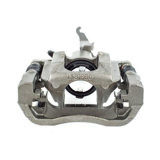 PowerStop rear left OE brake caliper with bracket for Dodge Journey (2009-2011), black metal component for vehicle braking system