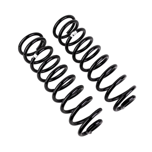 Old Man Emu ARB Jeep JK rear coilover spring for off-road suspension upgrade, showcasing the coil spring mounted on the vehicle.