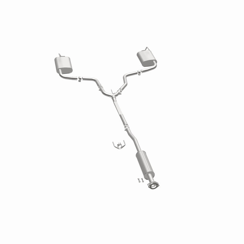 Magnaflow catback exhaust kit for 2019-2025 Nissan Altima 2.5L, direct-fit replacement exhaust system with polished pipes.