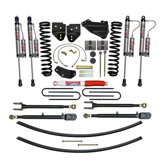 Skyjacker 8.5-inch lift kit installed on Ford F250 4WD diesel truck, showing upgraded suspension and lifted stance.