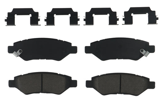 Baer Brakes performance rear brake pads for 2010-2016 Cadillac SRX, featuring claw design for enhanced stopping power.