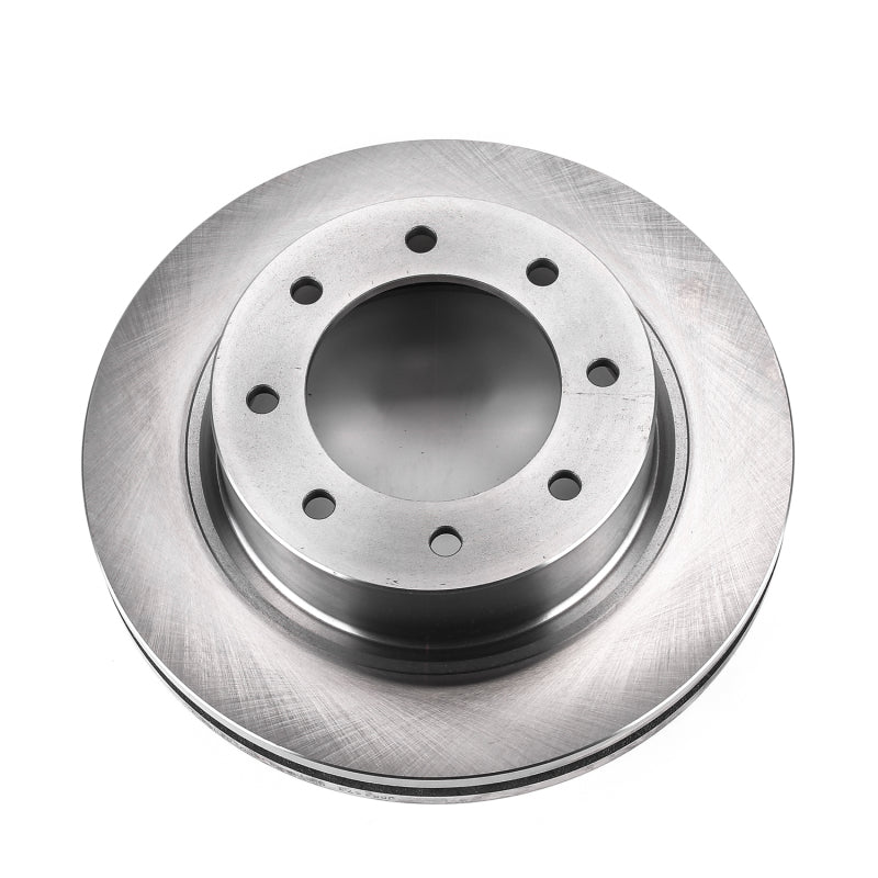 PowerStop OE front brake rotor for Nissan NV1500, durable automotive brake rotor with ventilated design for reliable stopping power.