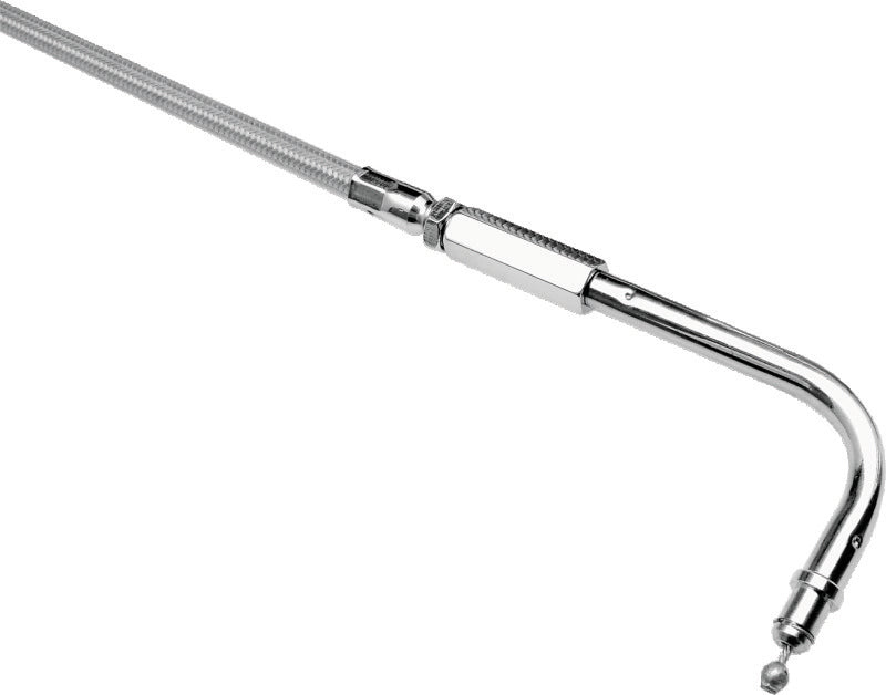 Bikers Choice 2007 FLHR Armor Coat Throttle Cable +6 Inch