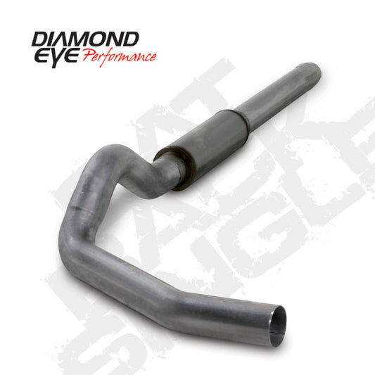 Diamond Eye Performance 5-inch Catback exhaust for 2004.5-2007.5 Dodge Ram Cummins diesel truck, featuring stainless steel construction.