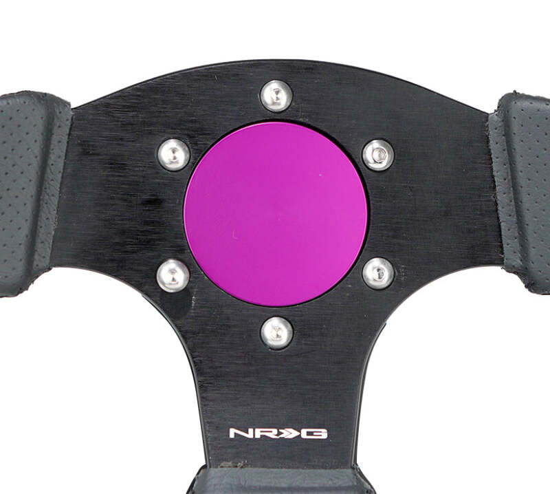NRG Horn Delete Plate Flush Fitting - Purple