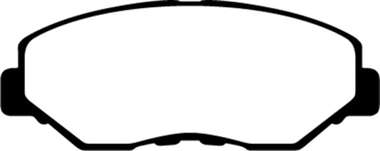 EBC Ultimax2 front brake pads for Acura ILX 1.5 Hybrid, OE style, showing the black brake pad with metal backing plate.