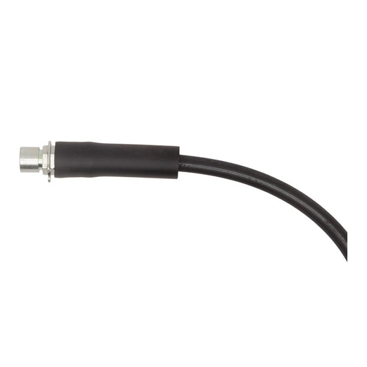DFC Chrysler 300 front brake hose from brake line kit, showing the durable rubber and metal fittings in a close-up view.