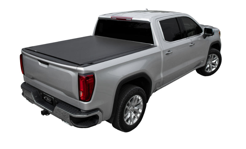 Access Vanish roll-up truck bed cover on a 2020+ Chevy/GMC full-size 2500/3500 with 6ft 8in bed, exterior view, without MultiPro.