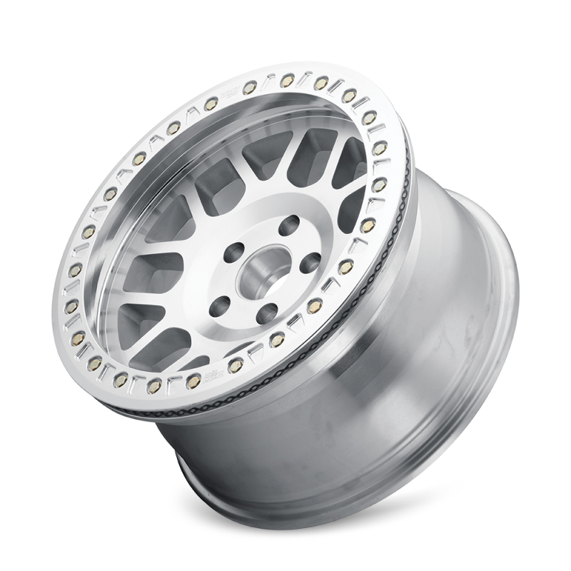 Dirty Life Mesa Race 17x9 cast beadlock wheel with 8x170 bolt pattern, -12mm offset, 130.8mm hub, machined finish